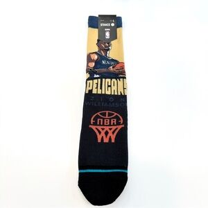 Stance NBA Pelicans Athletic Socks - Black and Tan